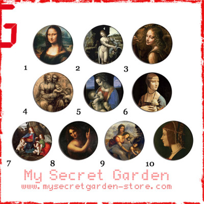 Leonado Da Vinci - Fine Art Pinback Button Badge Set ( or Hair Ties / 4.4 cm Badge / Magnet / Keychain Set ) Leonado Da Vinci - Fine Art Pinback Button Badge Set ( or Hair Ties / 4.4 cm Badge / Magnet / Keychain Set )